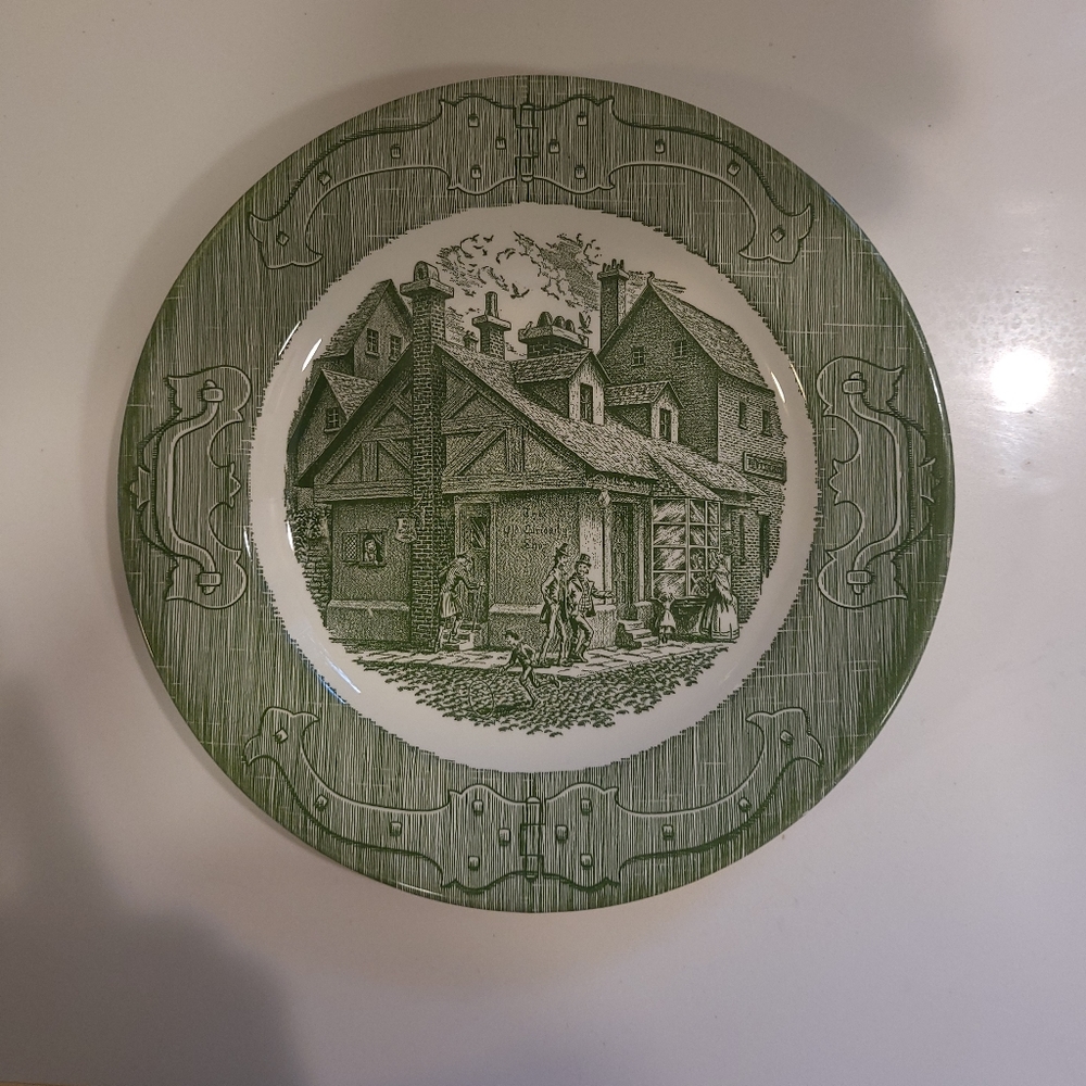 Vintage Old Curiosity Shop Restaurant Ware Dinner Plate